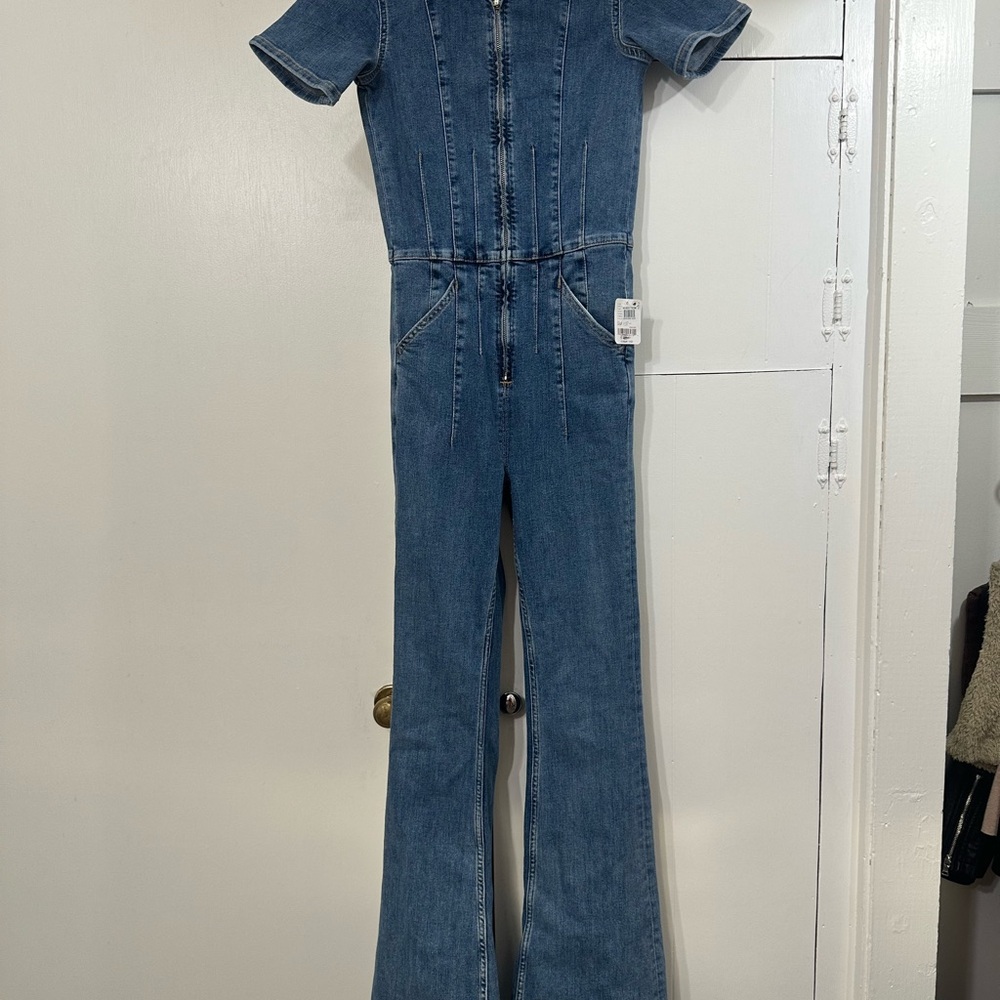 We The Free by Free People Denim Jumpsuit